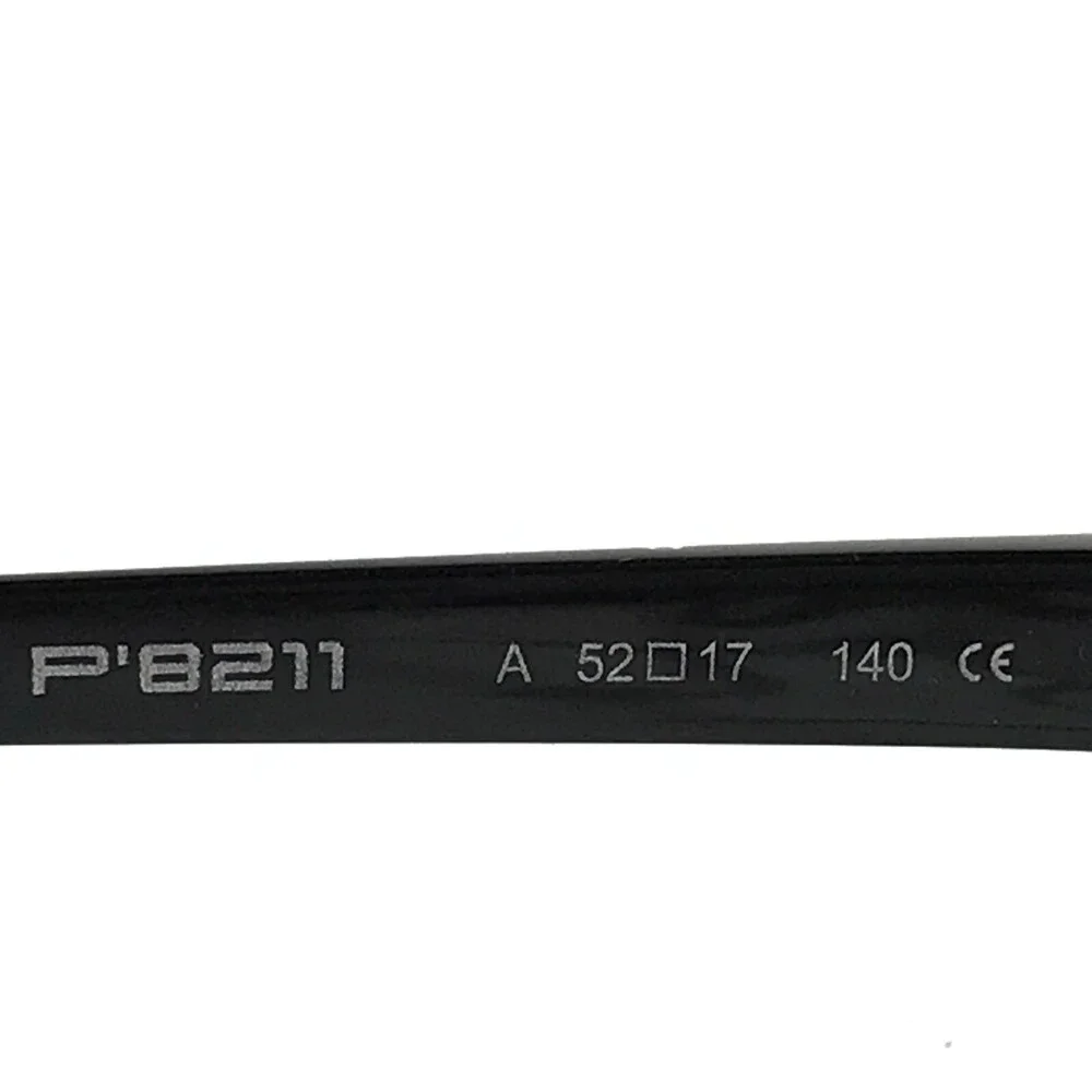 Porsche Design Eyeglasses Frames P8211 A Brown Rectangular Half Rim 52-17-140